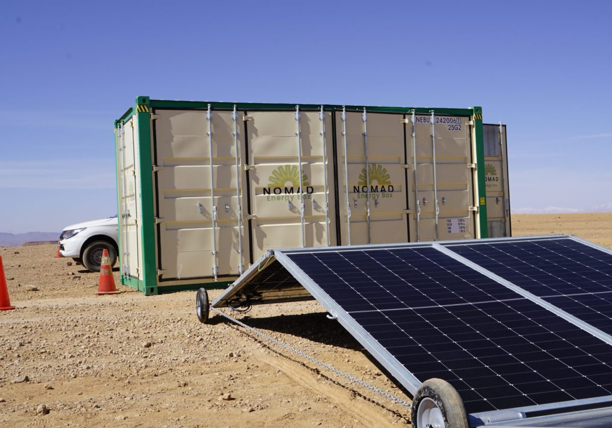 Planta solar temporal