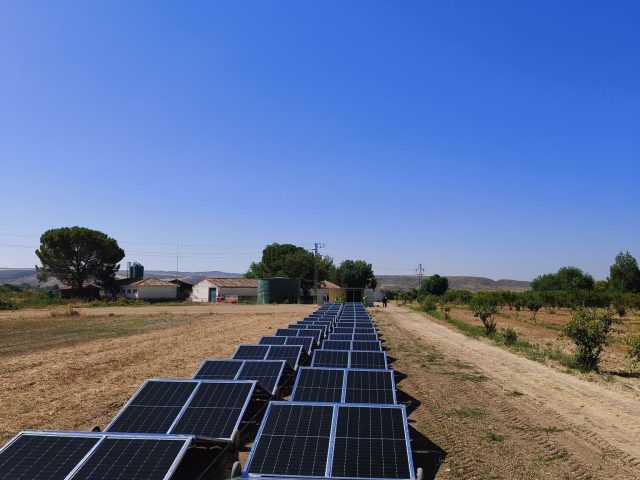 Generador solar para agricultura