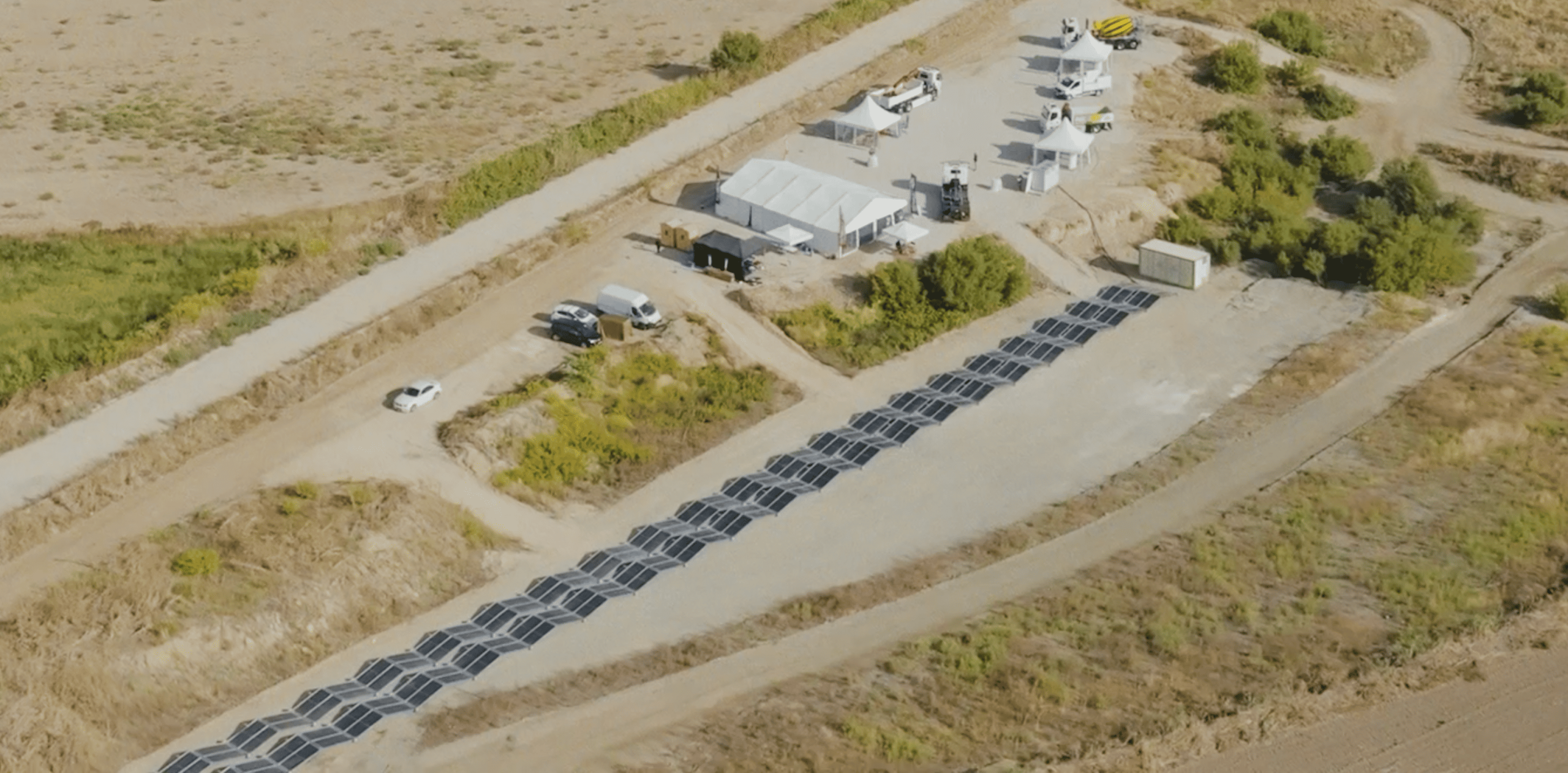 Generación de energía móvil sostenible para minería. Nomad Solar Energy instalado para ofrecer energía solar móvil.