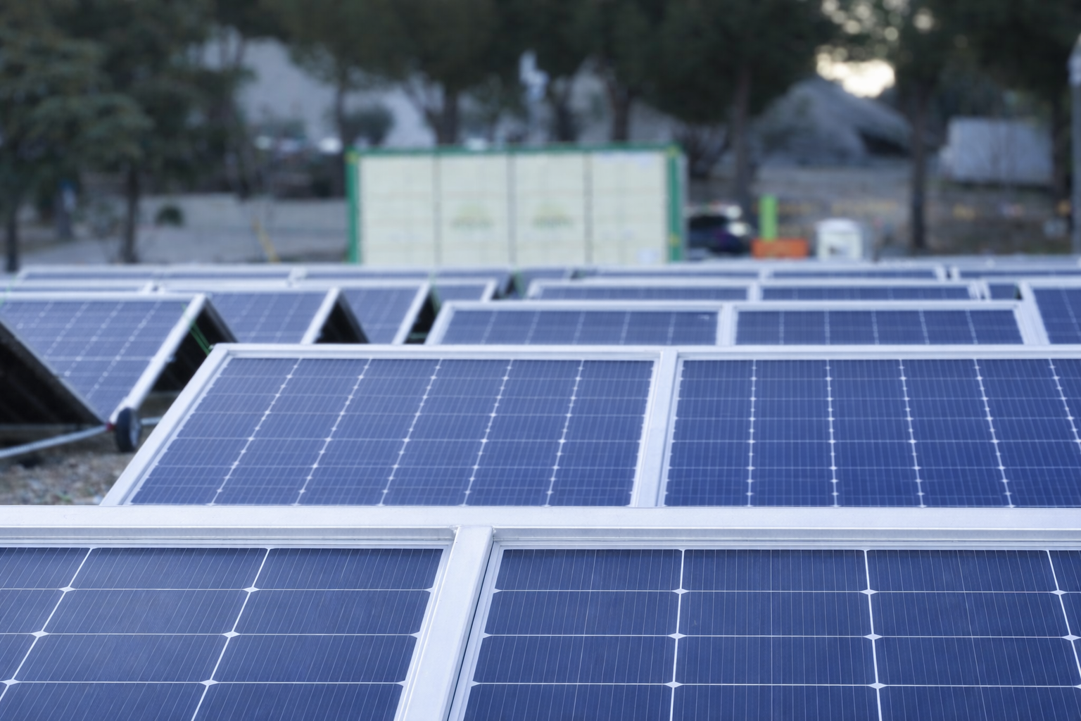 Mobile Nomad solar generators deployed at an off-grid location